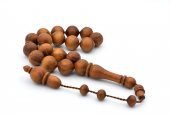 USTA İŞİ SİSTEMLİ KÜRE KESİM AKASYA AĞACI EFE MASKOT TESBİH - 1