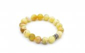 HAKİKİ DOĞAL SARI OPAL TAŞI BİLEKLİK 1.KALİTE İRİ BOY thumbnail 2