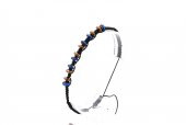 HAKİKİ MAKROME MODEL DOĞAL HEMATİT TAŞI BİLEKLİK 1. KALİTE 006 - 1