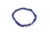 AMORF KESİM DOĞAL LAPİS LAZULİ TAŞI BİLEKLİK 1.KALİTE thumbnail 1