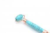 DOĞAL ÇİFT TARAFLI TURKUAZ TAŞI MASAJ ALETİ ROLLER - ROSE - 4