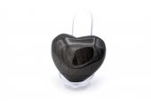 HAKİKİ DOĞAL KALP ŞEKLİNDE RAİNBOW OBSİDYEN TAŞI 116 GRAM - 2