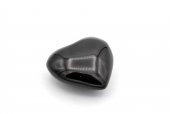 HAKİKİ DOĞAL KALP ŞEKLİNDE RAİNBOW OBSİDYEN TAŞI 113 GRAM - 3