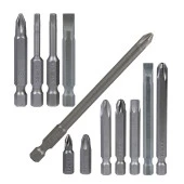 Klytek Matkap Bits Uç Vidalama Ucu Düz Yıldız Torx Uç (12 PARÇA) thumbnail 2