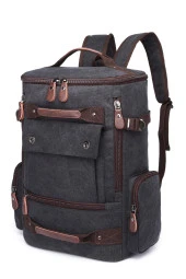 C-active Erkek Kanvas Sırt Çantası Siyah thumbnail 2