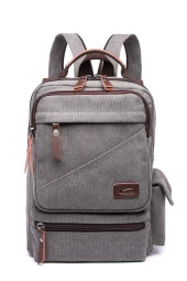 C-active Erkek Kanvas Sırt Çantası Gri - 1