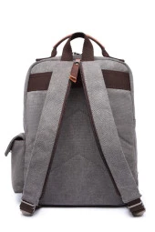 C-active Erkek Kanvas Sırt Çantası Gri - 3