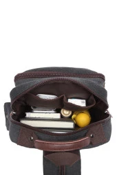 C-active Erkek Kanvas Sırt Çantası Siyah thumbnail 5