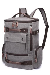 C-active Erkek Kanvas Sırt Çantası Gri thumbnail 2