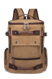 C-active Kanvas Erkek Sırt Çantası Camel thumbnail 1