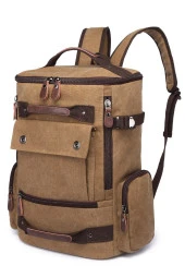 C-active Kanvas Erkek Sırt Çantası Camel thumbnail 2