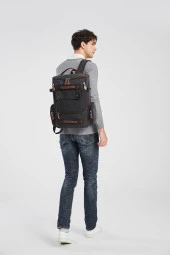 C-active Kanvas Erkek Sırt Çantası Camel thumbnail 7