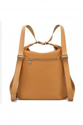 Saten Kumaş Hem Sırt Hem De Omuz Çantası thumbnail 2