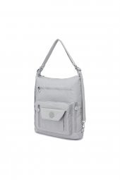 Hem Sırt Hem Omuz Kadın Çantası 1205 A.gri - 1