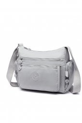 Kadın Postacı Çantası Krinkıl Kumaş 1115 A.gri thumbnail 3