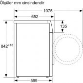 Profilo KM8610HTR 8 kg Isı Pompalı Çamaşır Kurutma Makinesi - 2