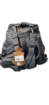 Yıkama Deri Bayan Omuz ve Sırt Çantası - 2