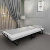Niron Yatak Iron Katlanır Yatak ve Karyola 80x190 cm Katlanabilir Somya ve Yatak Tek Kişilik Katlanır Yatak - 2