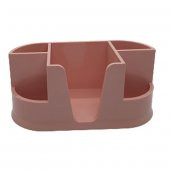 Ops Masa Seti Kalemlik-Organizer Pastel Pembe KLM 209 - 1