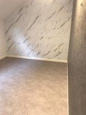 Renkli Duvarlar Yapışkanlı Duvar Çıtası Süpürgelik Çerçeve Kırık BEYAZ 8cm-117cm thumbnail 11