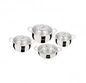 Fms Asi 8 Parça Çelik Tencere Takımı Metal Saplı - 1