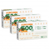 3 Kutu Curcumin 500 Altın Yoğurt Kürü Curcumin500 Kurkumin Zerdeçal - 1