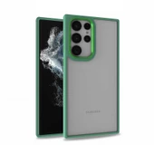 Galaxy S22 Ultra Kılıf Flora Buton,Kenar Çevresi Renkli Kılıf thumbnail 4