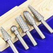 Ahşap Oyma Seti Matkap İçin 5 Li Ahşap Ve Su Kabağı Oyma Uç Takımı 6mm - 2