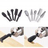 Ahşap Oyma Seti Matkap İçin 5 Li Ahşap Ve Su Kabağı Oyma Uç Takımı 6mm - 3