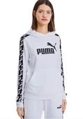 Puma Kadın Kapşonlu Sweatshirt 58122002 Beyaz - 1