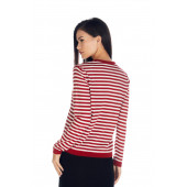 Solo Çizgili Örme Hırka A20A012-5 - 2