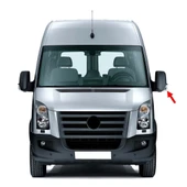 VW Crafter 2006-2016 Sol Dikiz Ayna Camı Üst Büyük Isıtmalı 2E0857587 - 1