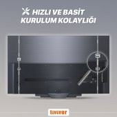 Tivivor Toshiba 49U7763DAT 49" inç (inch) 124 Ekran Tv Ekran Koruyucu - 3