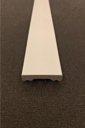 Renkli Duvarlar Boyanabilir Beyaz Düz Duvar Çıtası Dekoratif 4 cm x 240 cm - 1
