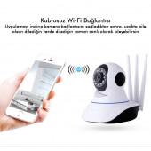 HD 360° Hareket Sensörlü Bebek Güvenlik Kamerası - 3