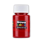 Kırmızı Kumaş Boyası Tişört Çanta Tekstil Boyası 30 ml 1 Adet Nova Color Kumaş Boyası Kırmızı 1 Adet - 1