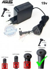 ORJINAL Asus X550L, X550V Adaptör, Şarj Cihazı, Sorunsuz Garantili Asus Şarj Aleti Makinası - 1