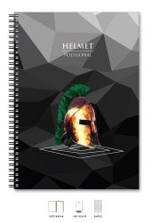 A4 Defter Kareli 200 syf Kask Polygonal - 1