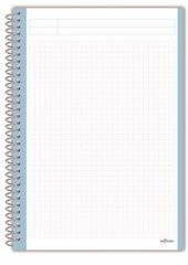 A4 Defter Kareli Dosyalı 160 Syf Mavi - 2