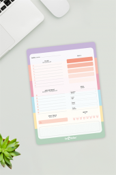 Günlük Planlayıcı Blok Pastel - 1
