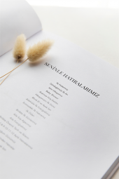 Bebek Anı Defter Albümü & Hamile Anne Günlüğü Krem - 5