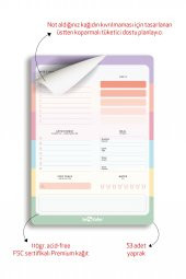 Günlük Planlayıcı Blok Pastel - 2