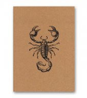 Kraft Defter Düz Akrep - 1