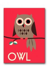 Pretty Mini Defter Çizgili Baykuş - 1