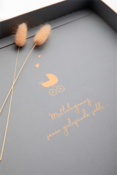 Bebek Anı Defter Albümü & Hamile Anne Günlüğü Krem + Sticker - 4