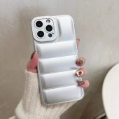 TAM KORUMA İPHONE 11 GRİ PUF ŞİŞME KILIF - 1