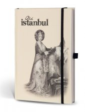 Eski İstanbul Cep Journal Çizgili Lastikli Sultan - 1
