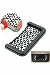 Araç Içi Fileli Pratik Göz Telefon Için Yapışkanlı Fileli Ceplik - 1