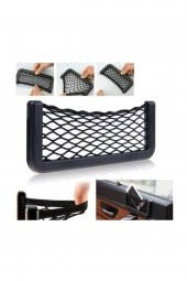 Araç Içi Fileli Pratik Göz Telefon Için Yapışkanlı Fileli Ceplik - 6