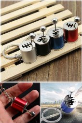 Hediyelik Anahtarlık Modifiyelik Vitesli Şanzıman Metal Şifter Hareketli Araba Kollu Vites Kutusu - 1